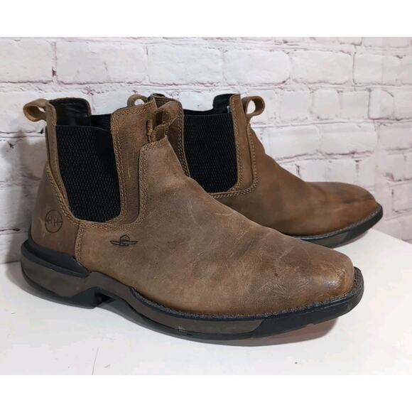 Double-H Boots Men's 5" Heisler Phantom Rider Square Soft Toe Work Boot Size 11 - Picture 1 of 16